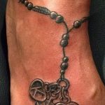 тату на лодыжке браслет - классные фото готовой татуировки 6