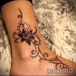 тату на лодыжке женские - классные фото готовой татуировки 31