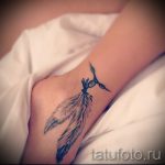 тату на лодыжке женские - классные фото готовой татуировки 7
