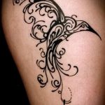 тату на лодыжке колибри - классные фото готовой татуировки 3