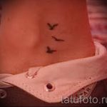 тату птицы на лодыжке - классные фото готовой татуировки 3