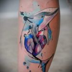 Aquarell Tattoo-Set - bereit Version eines Fotos der Tätowierung 14072016 1