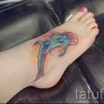 Aquarell Tattoo-Set - bereit Version eines Fotos der Tätowierung 14072016 2