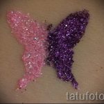 Glitter Tattoo Schmetterling - Foto Beispiel für 24072016 1