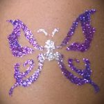 Glitter Tattoo Schmetterling - Foto Beispiel für 24072016 2