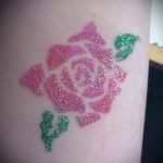 Glitter Tattoo rose - Foto Beispiel für 24072016 1