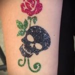 Glitter Tattoo rose - Foto Beispiel für 24072016 2