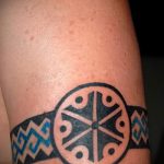 Slavs sun tattoo - cool photo of the finished tattoo 14072016 1