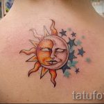 Sterne in der Sonne Tattoo - cool Foto des fertigen Tätowierung 14072016 2