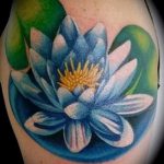 Tattoo Seerose - Foto Beispiel der Tätowierung 13072016 1