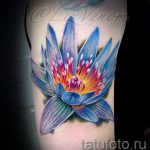 Tattoo Seerose - Foto Beispiel der Tätowierung 13072016 2