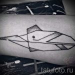 Tattoo-Set Geometrie - ein Foto der fertigen Version der Tätowierung 14072016 1