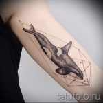 Tattoo-Set Geometrie - ein Foto der fertigen Version der Tätowierung 14072016 2