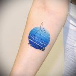 Tattoo-Set blau - Foto der fertigen Version der Tätowierung 14072016 2