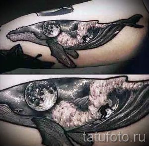 Tattoo-Set im Raum - die endgültige Version eines Fotos der Tätowierung 14072016 2