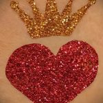 glitter tattoo - Photo example of 24072016 1