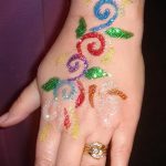 glitter tattoo for brides - Photo example of 24072016 1