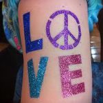 glitter tattoos for children - Photo example of 24072016 1