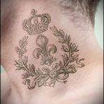 heraldische Lilie Tattoo - Foto Beispiel der Tätowierung 13072016 1