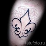 lily tattoo Saints - Photo example of the tattoo 13072016 2
