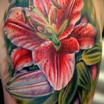 lily tattoo color - Photo example of the tattoo 13072016 1