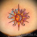 mois de tatouage et le soleil - une photo fraîche du tatouage fini sur 14072016 1