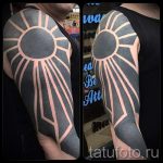 noir soleil tatouage - photo fraîche du tatouage fini 14072016 1