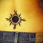 schwarze Sonne Tattoo - cool Foto des fertigen Tätowierung 14072016 2