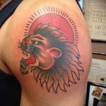 soleil lion tatouage - une photo fraîche du tatouage fini 14072016 1