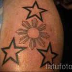 star dans le soleil tatouage - photo fraîche du tatouage fini 14072016 2