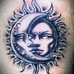 sun and moon tattoo - a cool photo of the finished tattoo 14072016 3