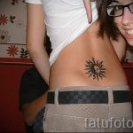 sun tattoo girls - cool photo of the finished tattoo on 14072016 1