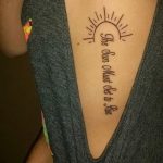 sun tattoo with the word - cool photo of the finished tattoo on 14072016 1