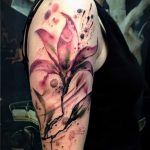 tatouage aquarelle lily - Photo exemple du tatouage 13072016 3