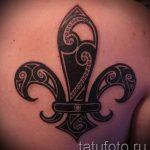 tatouage lys français - exemple photo du tatouage 13072016 1