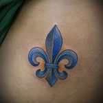 tatouage lys français - exemple photo du tatouage 13072016 2