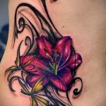 tattoo lily flower - Photo example of the tattoo 13072016 2