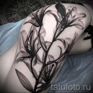 tattoo lily white - Photo example of the tattoo 13072016 1
