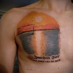 tattoo sunset - cool photo of the finished tattoo on 14072016 5