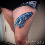tattoo whale blue - photo of the finished version of the tattoo 14072016 1