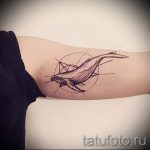 tattoo whale geometry - a photo of the finished version of the tattoo 14072016 1