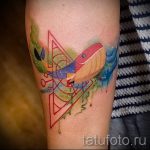 tattoo whale in the space - the final version of a photo of the tattoo 14072016 2