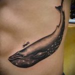 tattoo whale on the edges - a photo of the finished version of the tattoo 14072016 2