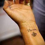 геральдическая лилия тату - фото пример татуировки от 13072016 2