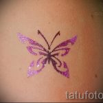 глиттер тату бабочка - фото пример от 24072016 8