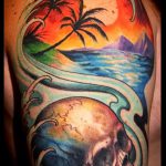 тату закат солнца - фото классной готовой татуировки от 14072016 13