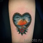 тату закат солнца - фото классной готовой татуировки от 14072016 25