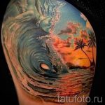 тату закат солнца - фото классной готовой татуировки от 14072016 5