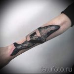 тату кит геометрия - фото вариант готовой татуировки от 14072016 2