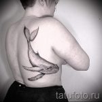 тату кит классная работа - фото вариант готовой татуировки от 14072016 68